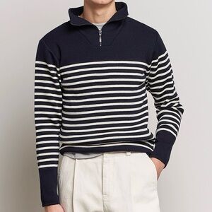 (SOLD) Men’s Armor Lux Pull Camionneur Heritage Half Zip Jumper